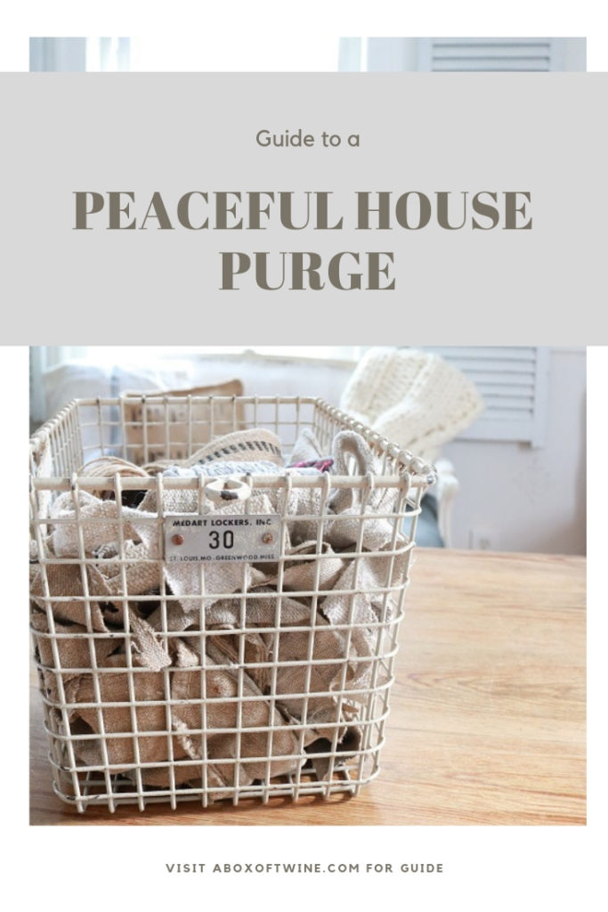 Guide to a Peaceful House Purge