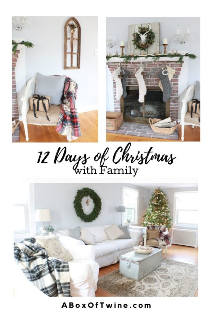 12 Days of Christmas with Family - wonderful ideas on the best way to spend Christmas days with those you love.  #christmaswithfamily #12daysofchristmas