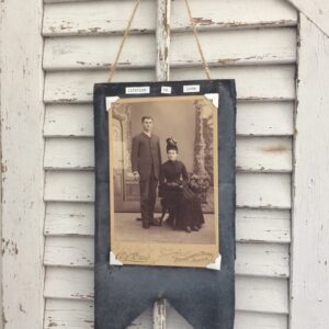 Vintage photo chalkboard art