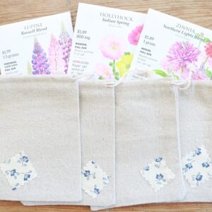 Muslin Gift Bags for Seeds