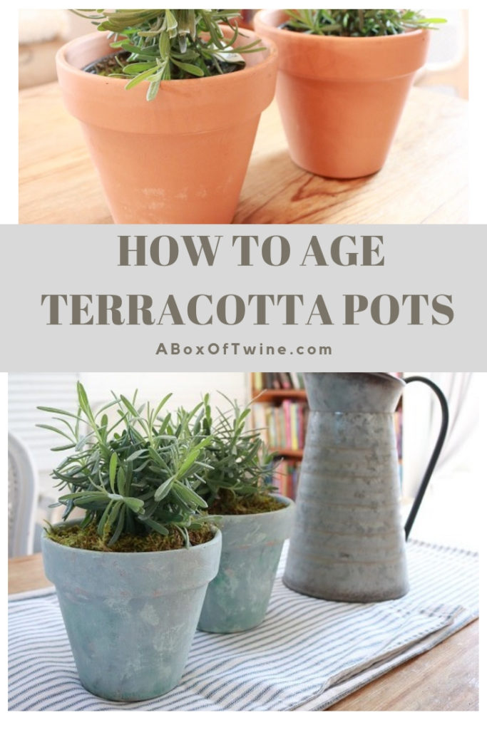 How to Age Terracotta Pots - A BOX OF TWINE