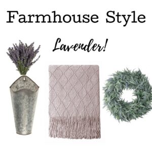 Lavender Design Board - budget shopping farmhouse style