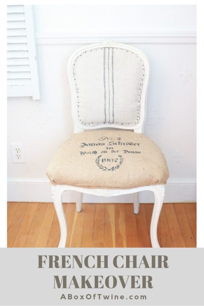 French Chair Makeover 