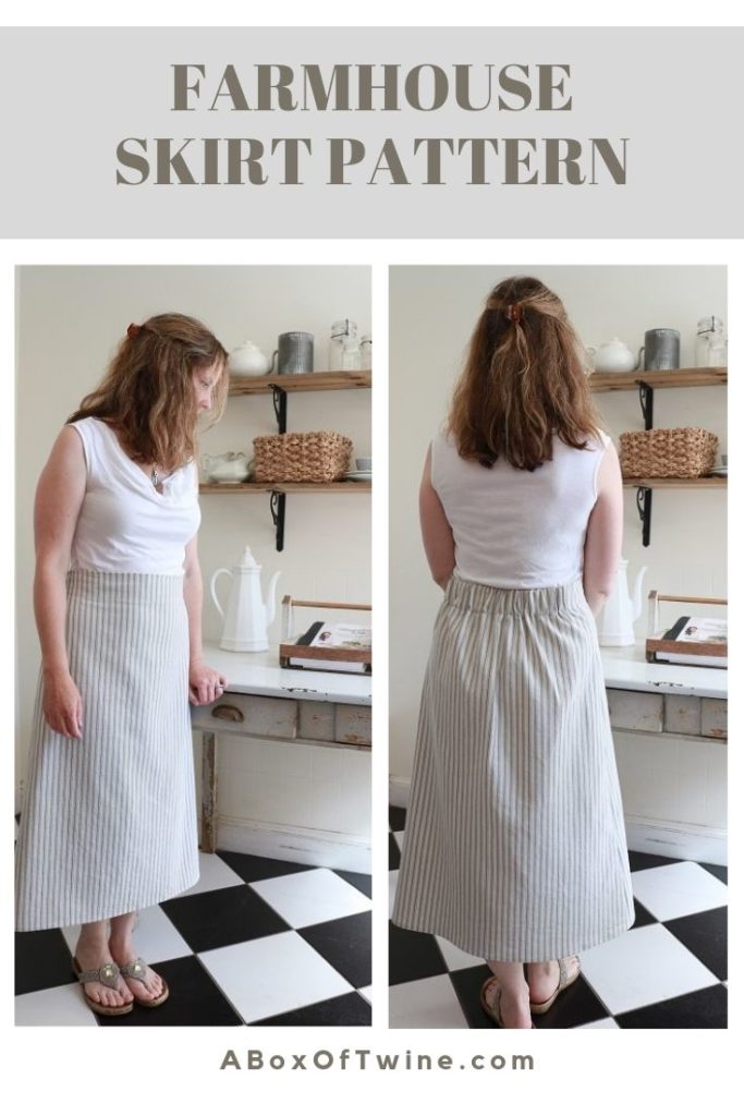 Farmhouse Skirt - Front and Back