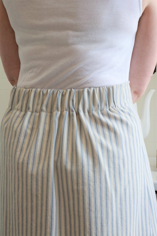 Farmhouse Skirt - closeup of back