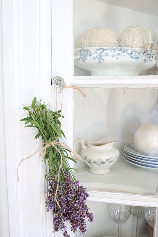 Lavender Harvest - hanging on cabinet