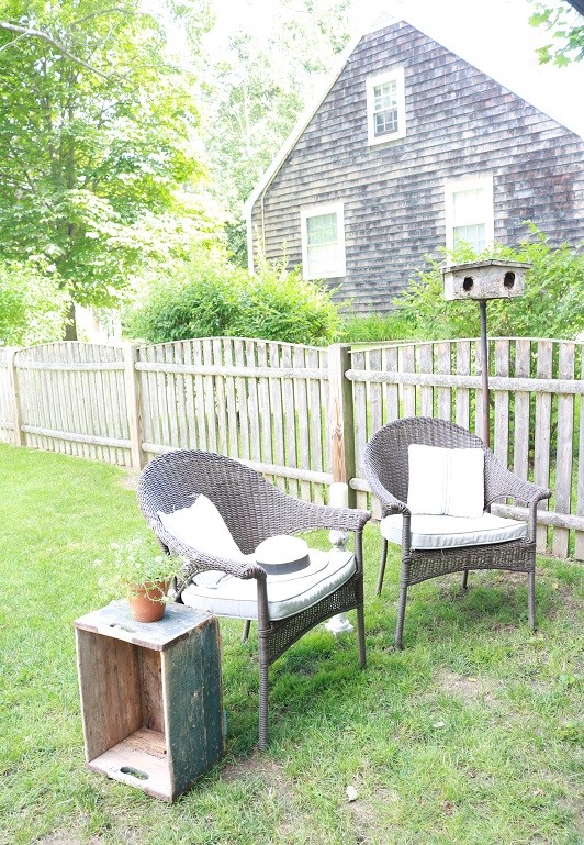 Outdoor Gathering French Country Style - chair seating