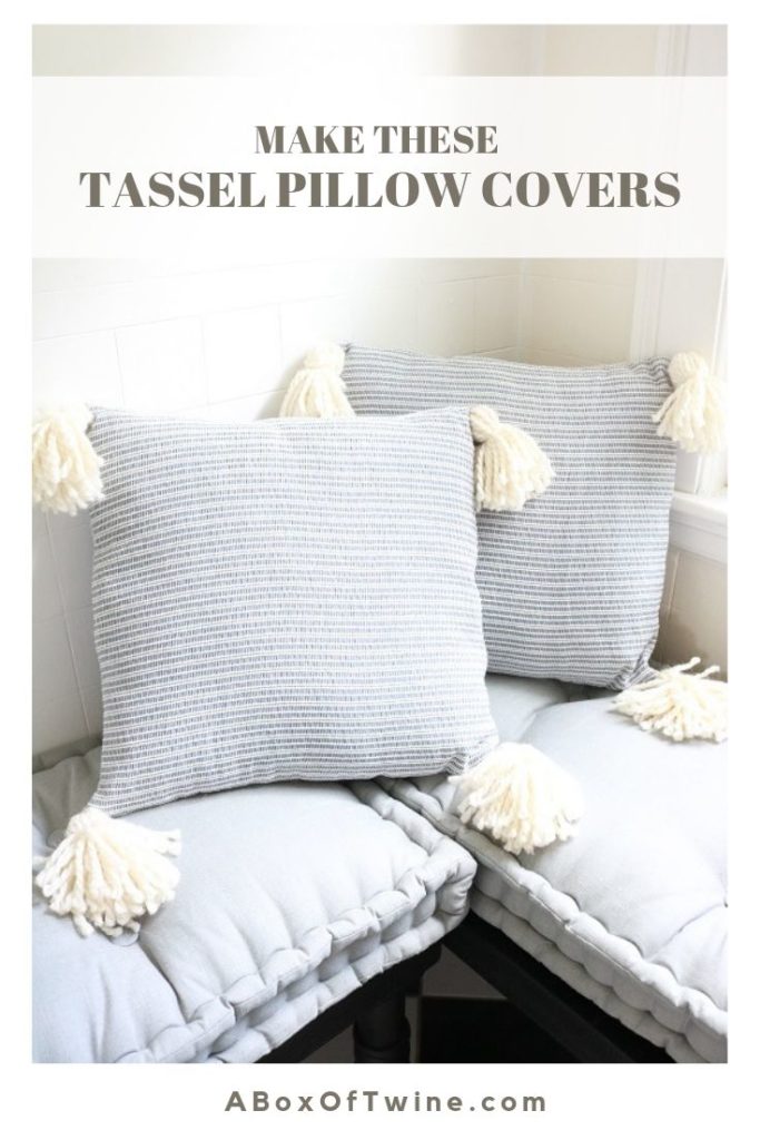 Farmhouse Tassel Pillow Covers