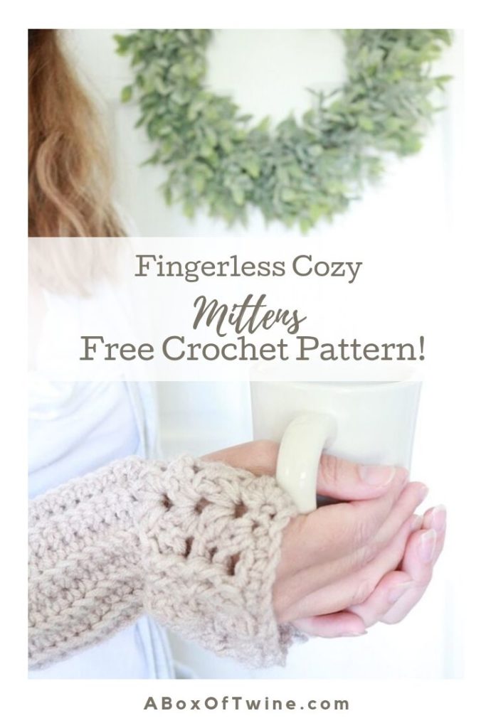 fingerless mitten crochet pattern