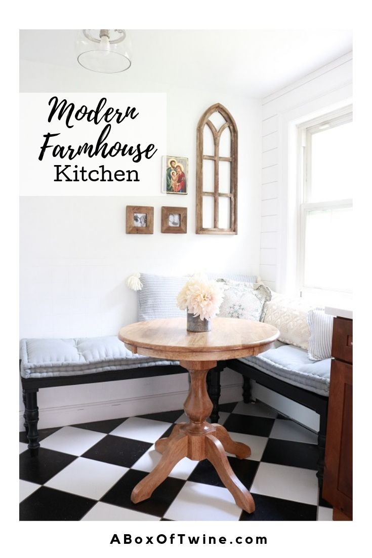 Modern Farmhouse Kitchen Reveal - A BOX OF TWINE