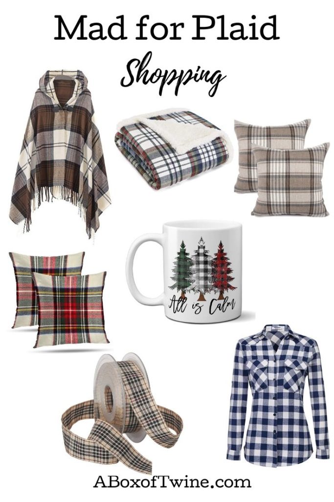 I've got a great round-up of perfect fall plaid finds - shop these plaid scarfs, pillows, throws, shirts, and accessories.  #madforplaid #plaidshopping #fallplaids