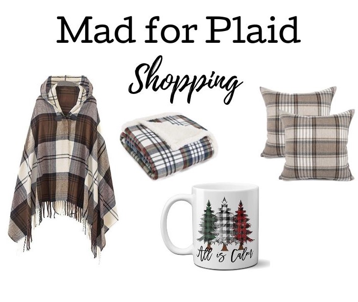 I've got a great round-up of perfect fall plaid finds - shop these plaid scarfs, pillows, throws, shirts, and accessories. #madforplaid #plaidshopping #fallplaids