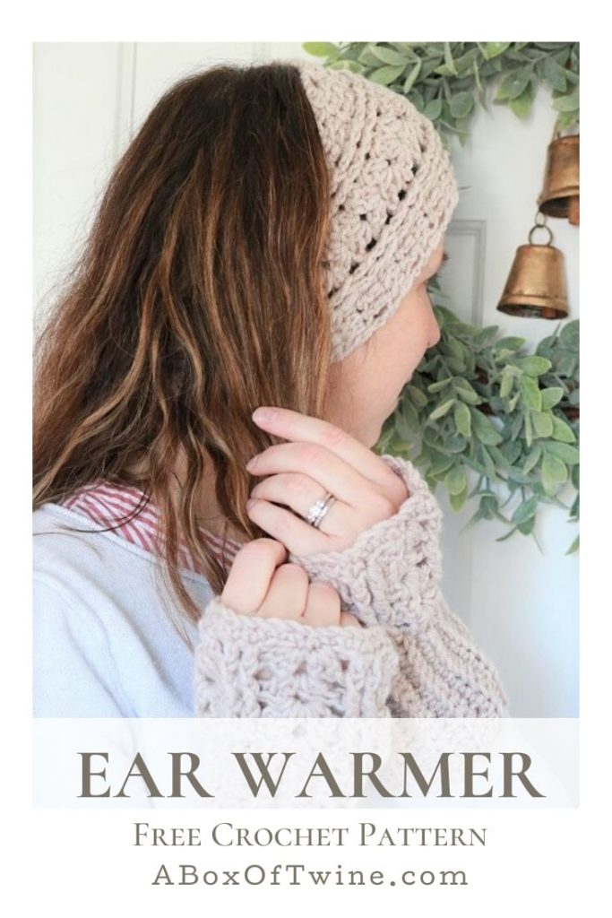 Crochet Ear Warmer - free pattern 