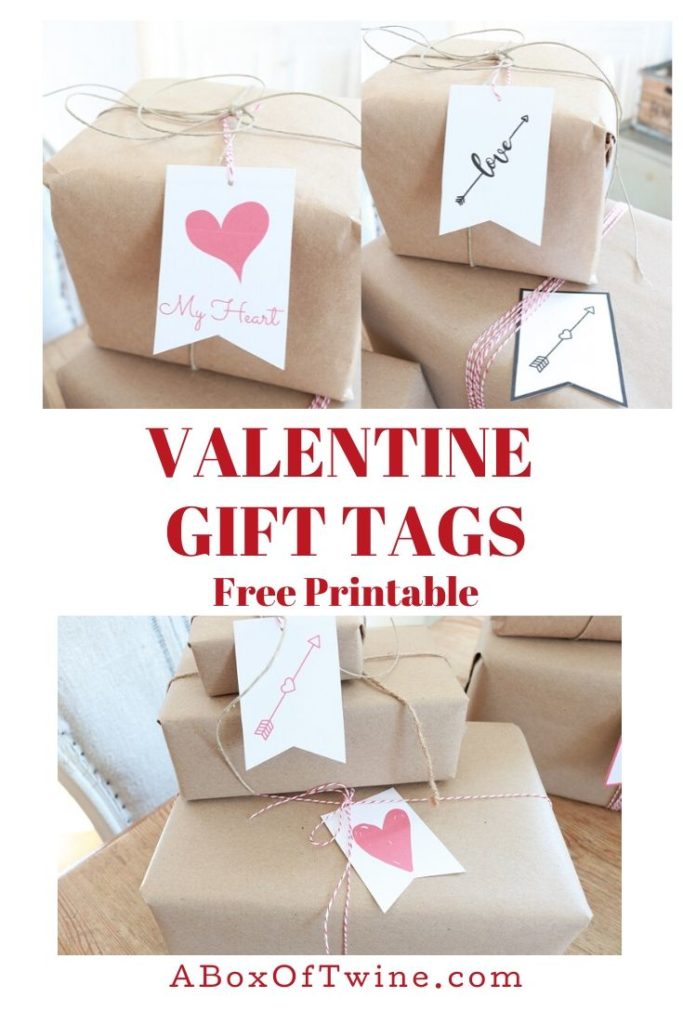 Valentine Gift Tags - free printable