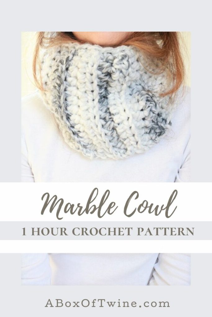 Crochet Ribbed Cowl Pattern