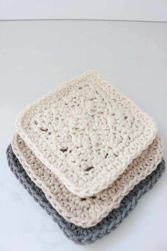 Crochet Scrubbies - stacked 