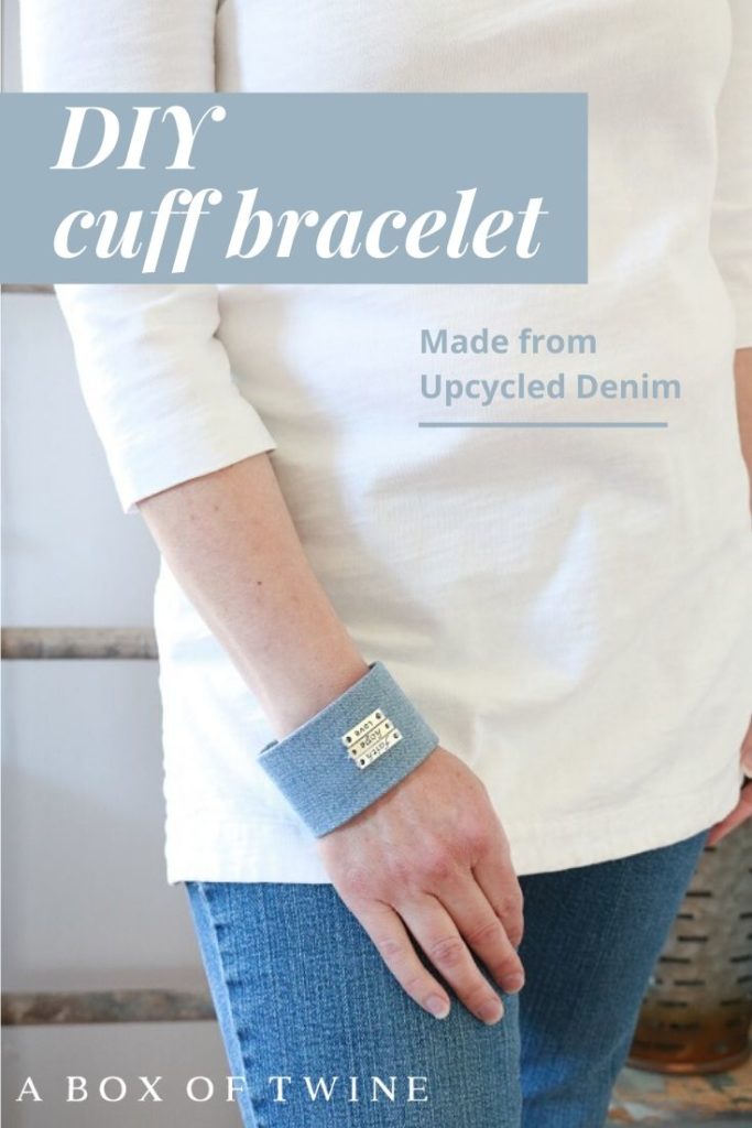 Denim Cuff Bracelet - Pin A