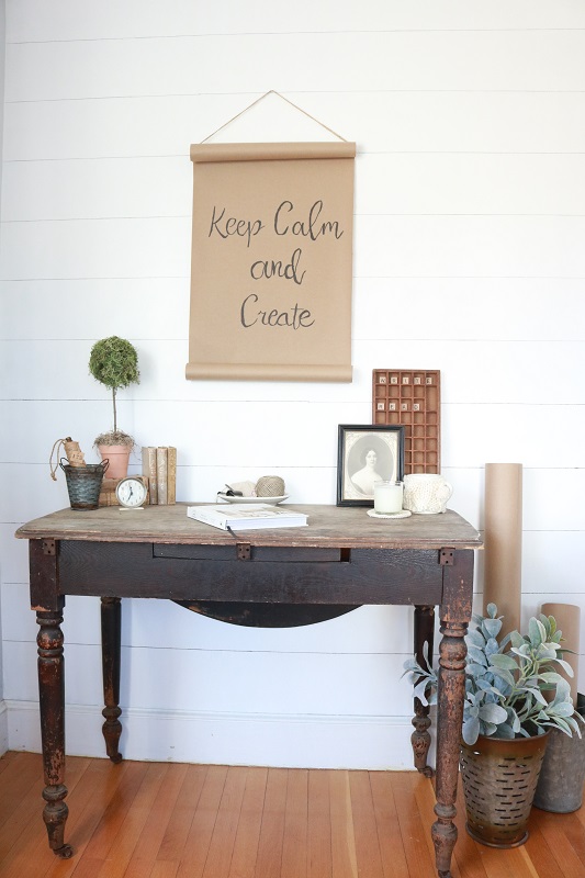 How to Style a Vintage Desk - A BOX OF TWINE