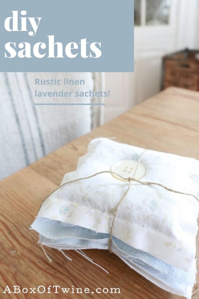 Linen Lavender Sachets - Pin A