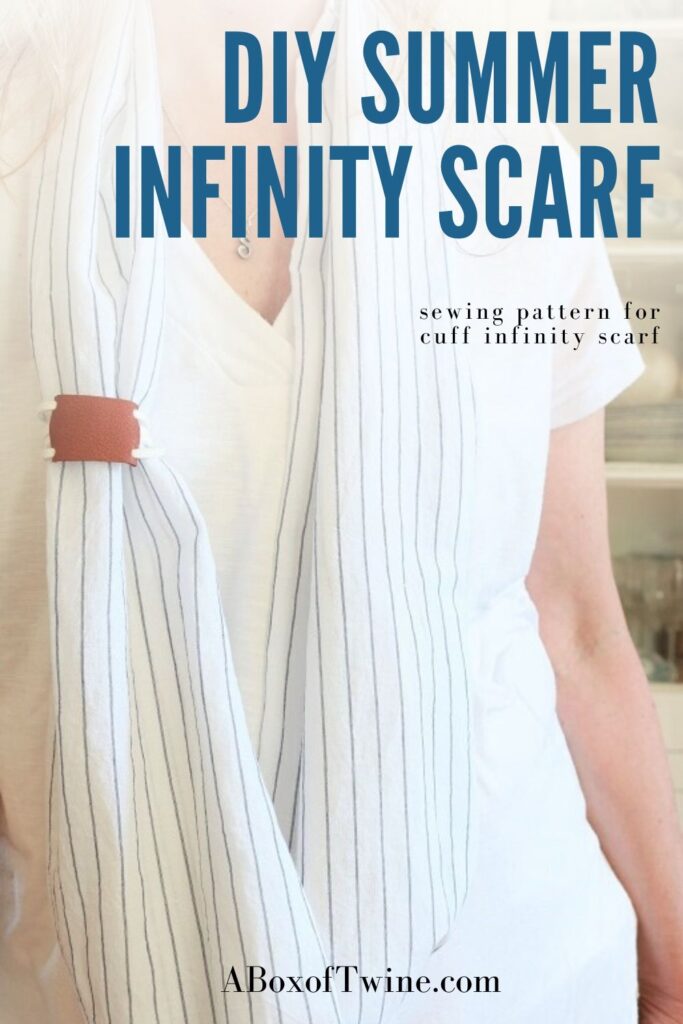 DIY Summer Infinity Scarf- Pin A