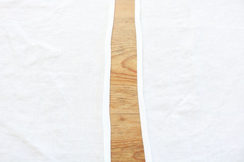 Shibori Tie Dye Pillows - pillow back pieces, pressed hem
