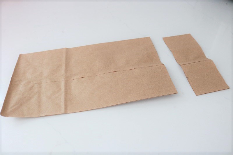 Brown Paper Bag Storage Sacks - cut bag
