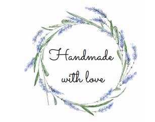 Handmade Gift Tags for Lavender Gifts - wreath tag