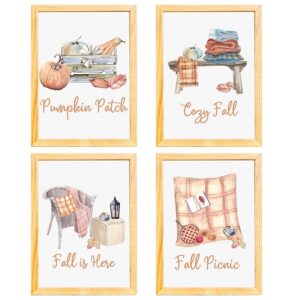 Cozy Fall Wall Art - mockup of collection