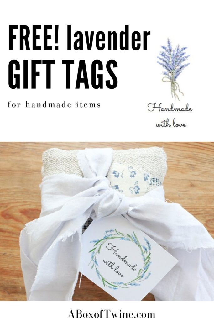 Lavender Gift Tags for Handmade Gifts - Pin B