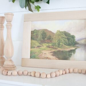 Upcycle Thrift Store Art - finished country scene, feature