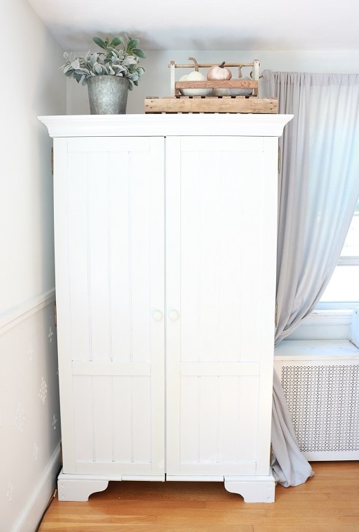 Upcycled Computer Armoire - after photo