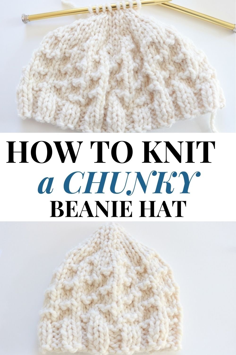 How to Knit a Chunky Beanie Hat A BOX OF TWINE