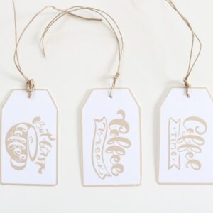 Coffee Gift Tags - with twine