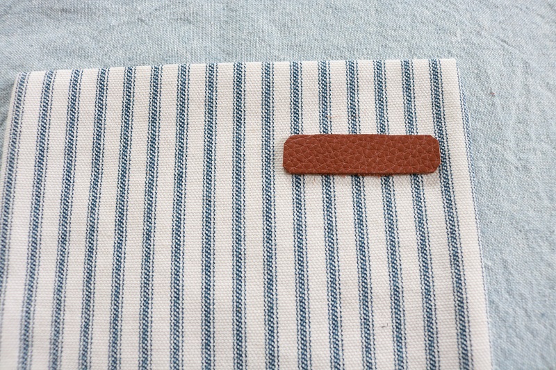 Long Half Apron Pattern - cut leather rectangle