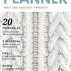 Knit and Crochet Projects Planner - first page resized