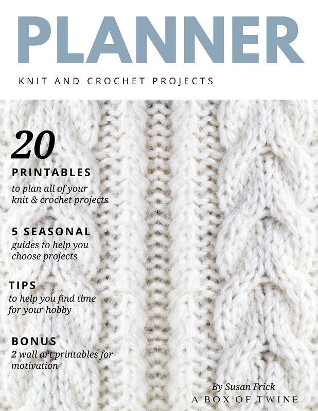 Knit and Crochet Projects Planner - first page resized