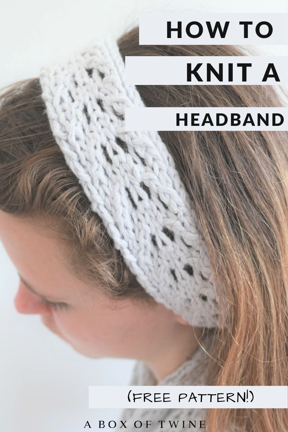 Free Pattern for Summer Knit Headband {pretty lace!} A BOX OF TWINE