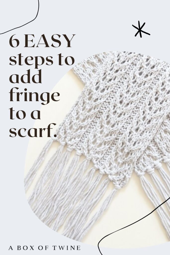 How to Add Fringe - Pin A