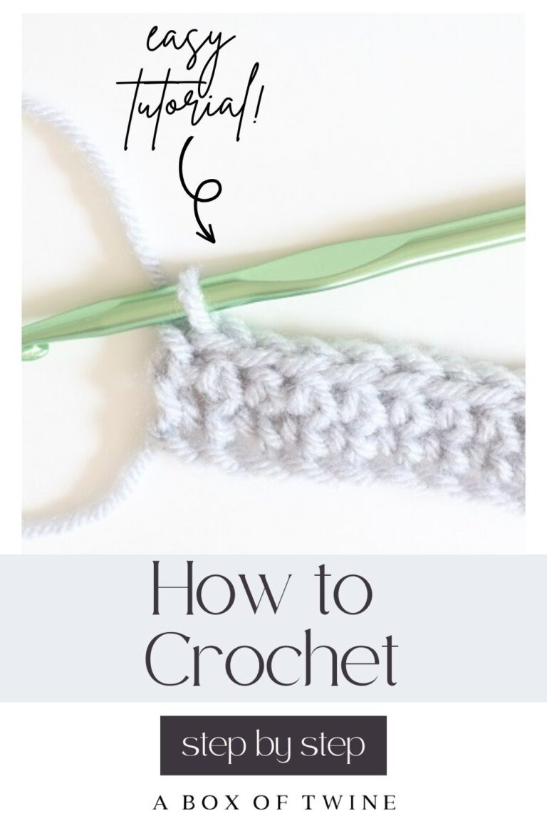 How to Crochet 5 Basic Crochet Stitches {free guide!} - dc and hdc ...