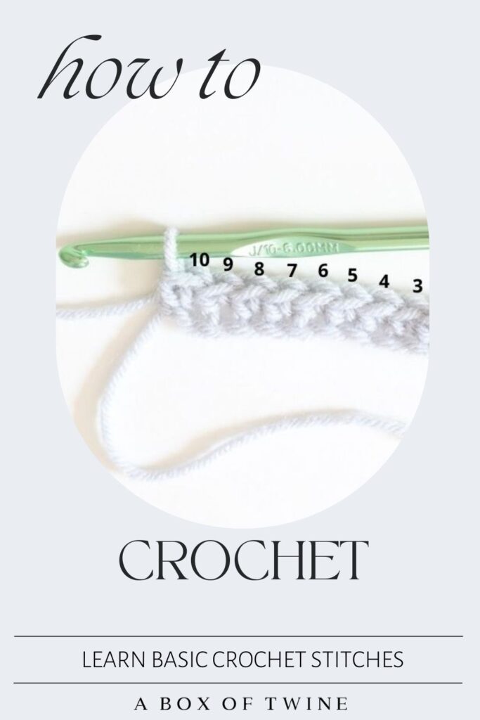 How to Crochet 5 Basic Crochet Stitches {free guide!} - dc and hdc ...