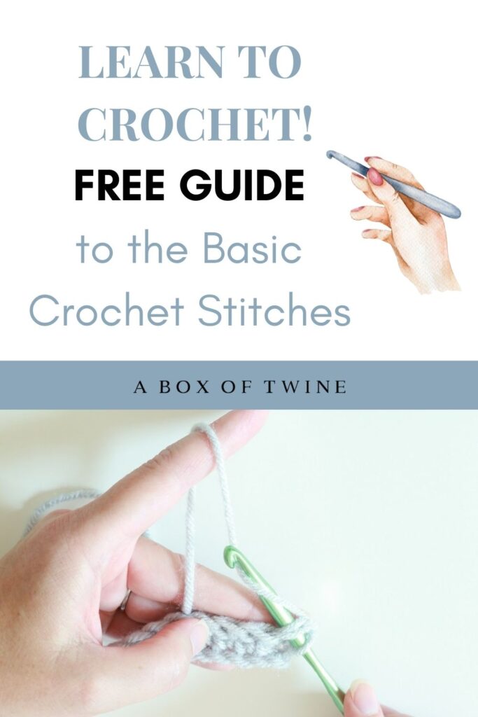 How to Crochet Basic Crochet Stitches - Pin E