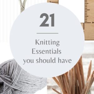 Knitting Supplies for Beginners - Pin C