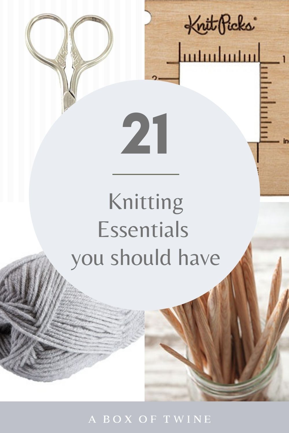 Knitting Supplies for Beginners - Pin C