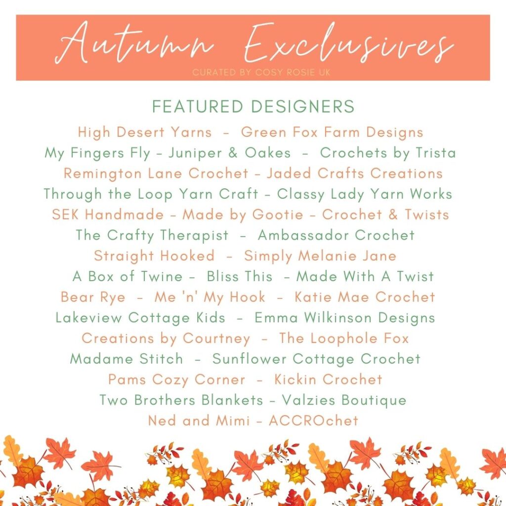 Autumn Exclusives Crochet Patter Promo