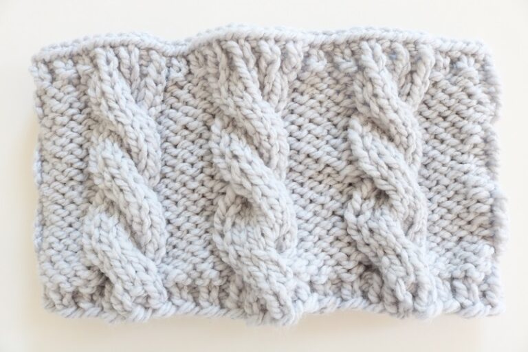 How to Knit a Cable Cowl {EASY!} - A BOX OF TWINE