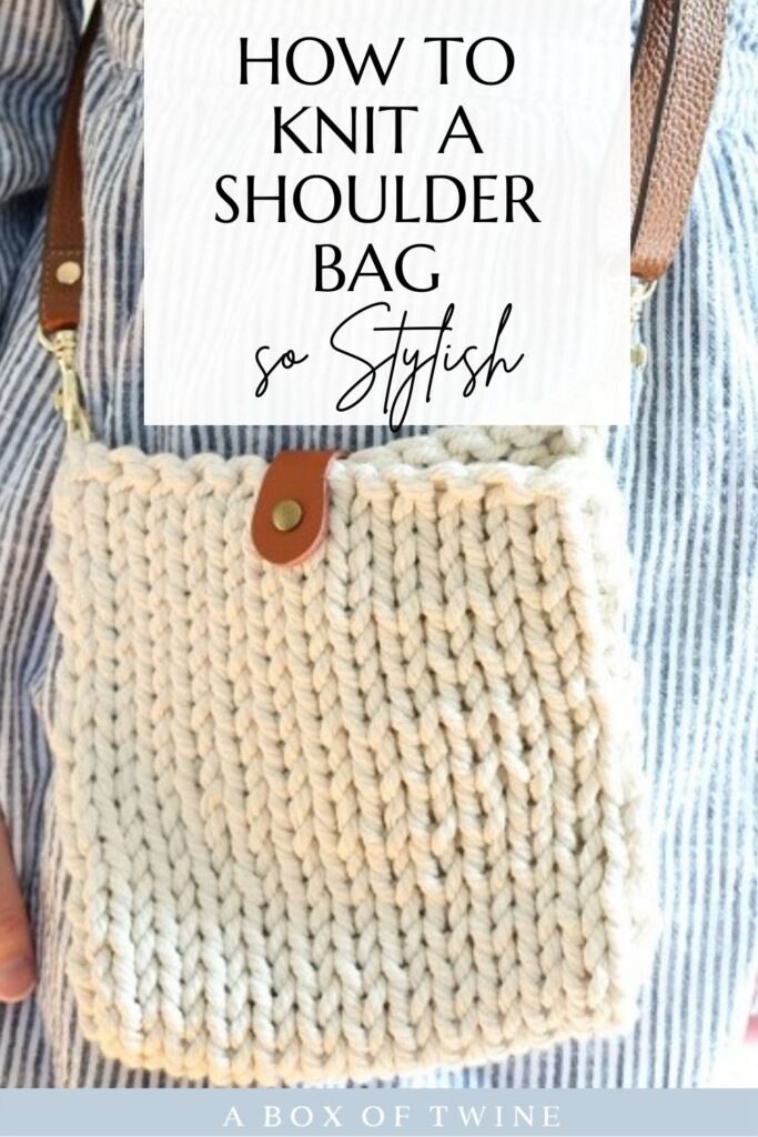 Knit Shoulder Bag - Pin A