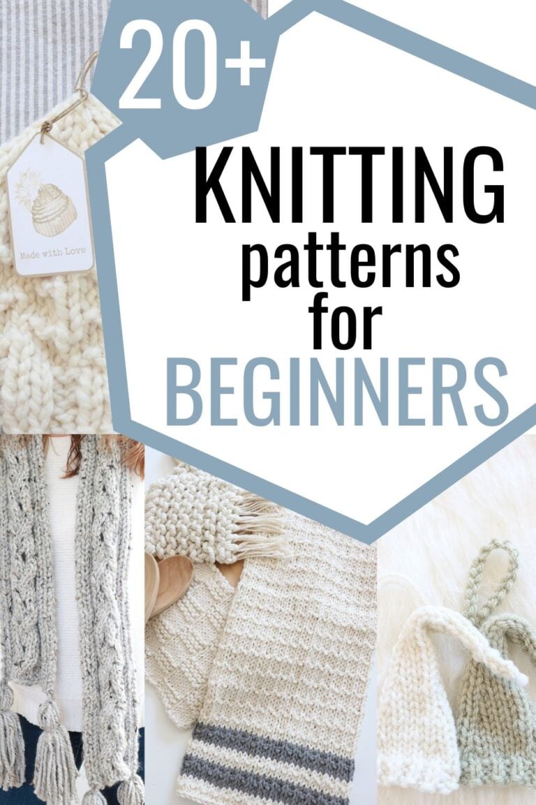 Over 20 Easy Knitting Patterns for Beginners {FREE} A BOX OF TWINE