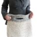Easy Crochet Bag - holding sides