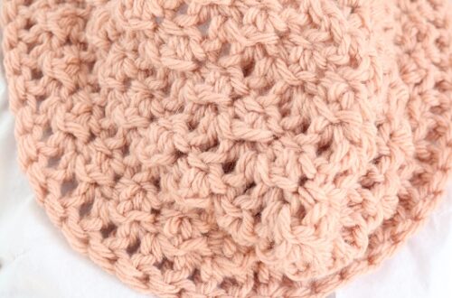 How to Crochet a Textured Scarf {using Scarfie yarn} - A BOX OF TWINE