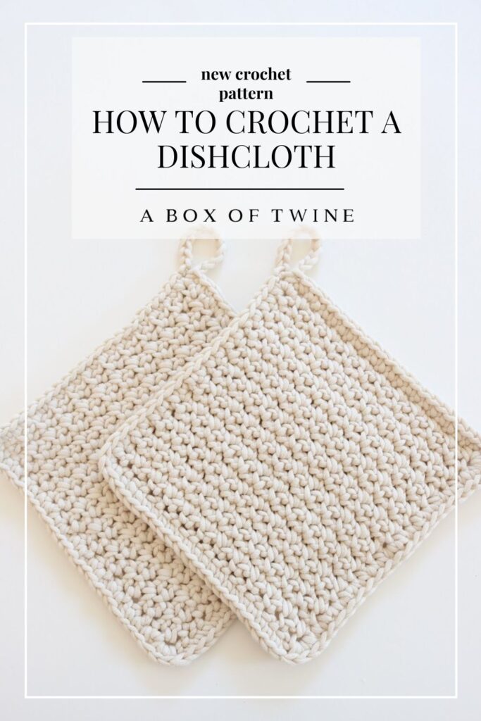 Crochet Dishcloth - Pin B